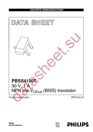 PBSS4130T T/R datasheet  